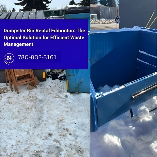 Dumpster Bin Rental Edmonton The Optimal Solution for Efficient Waste Management