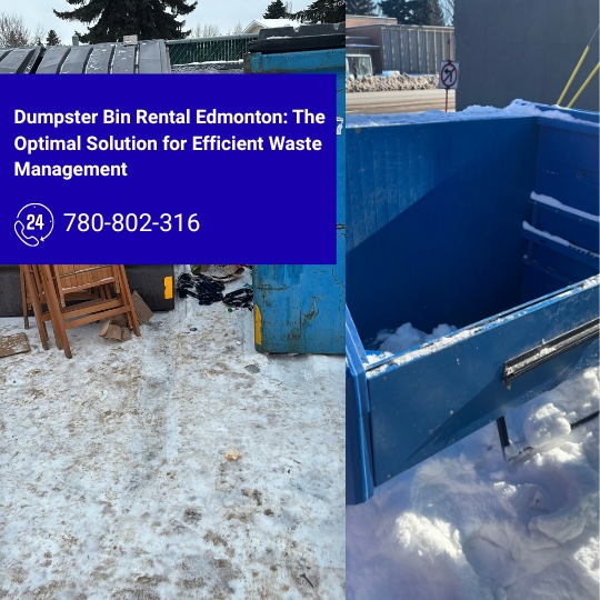 Dumpster Bin Rental Edmonton The Optimal Solution for Efficient Waste Management