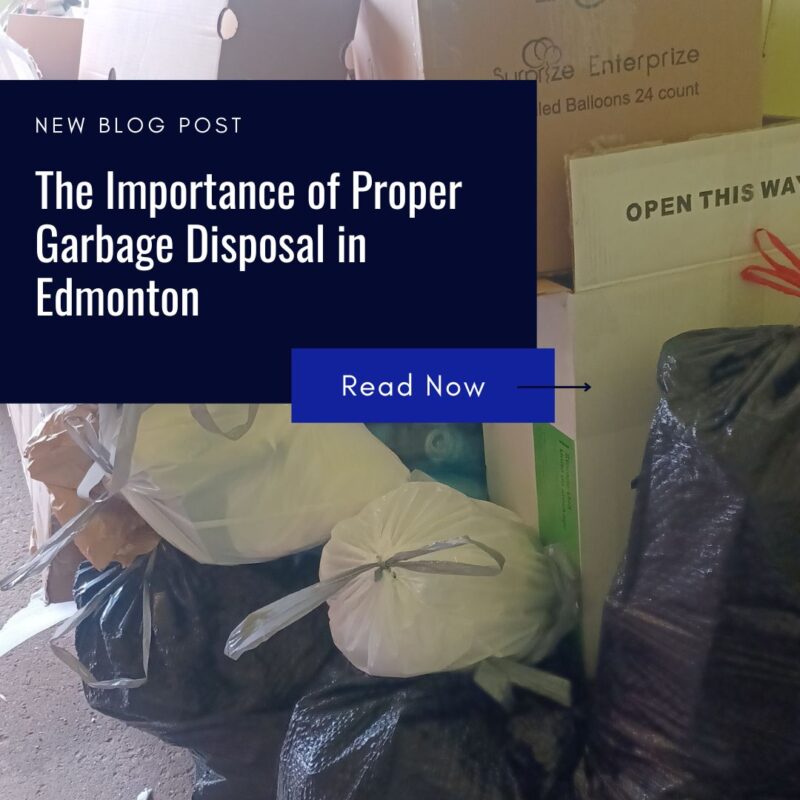 The Importance of Proper Garbage Disposal in Edmonton