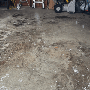 a clean space after deck removal in Edmonton
