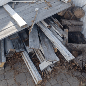 before fence removal cleanup edmonton