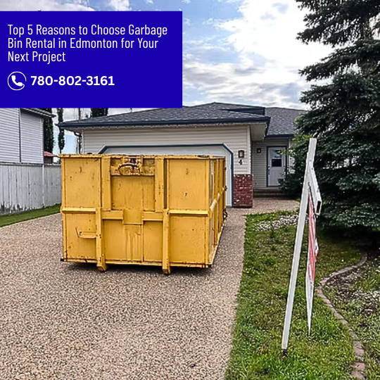 Top 5 Reasons to Choose Garbage Bin Rental in Edmonton