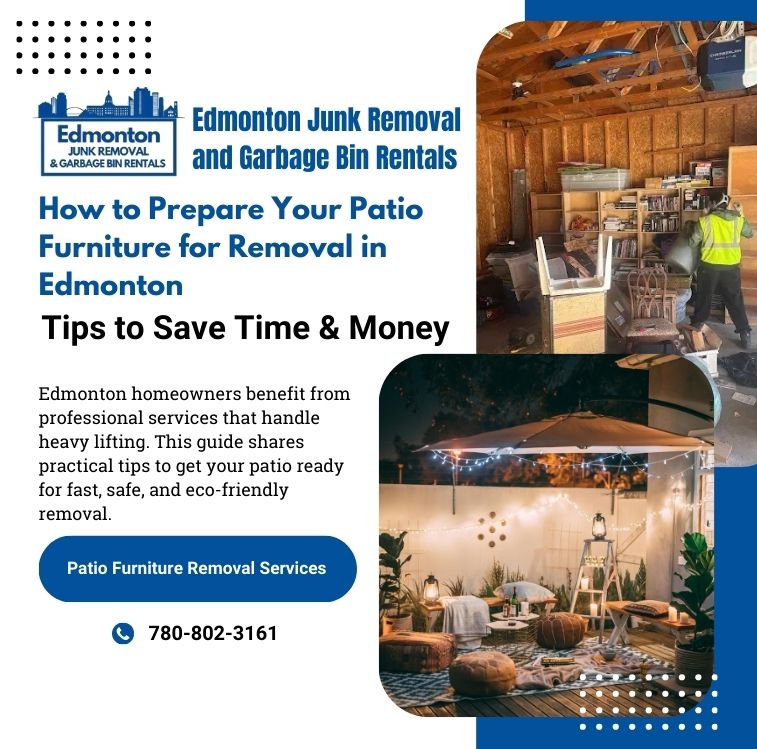 Patio Furniture Removal in Edmonton
