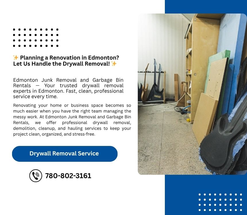 Drywall Removal in Edmonton