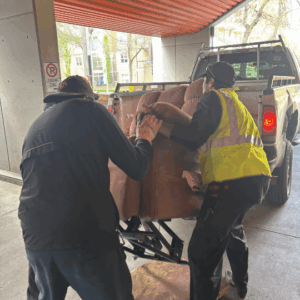 couch removal in Garneau for quick and hassle free furniture disposal