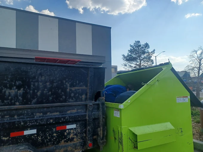 junk removal service in Tamarack clearing household and commercial waste