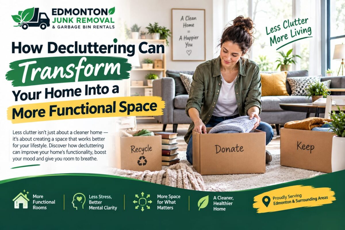 Home decluttering checklist for clearing household clutter