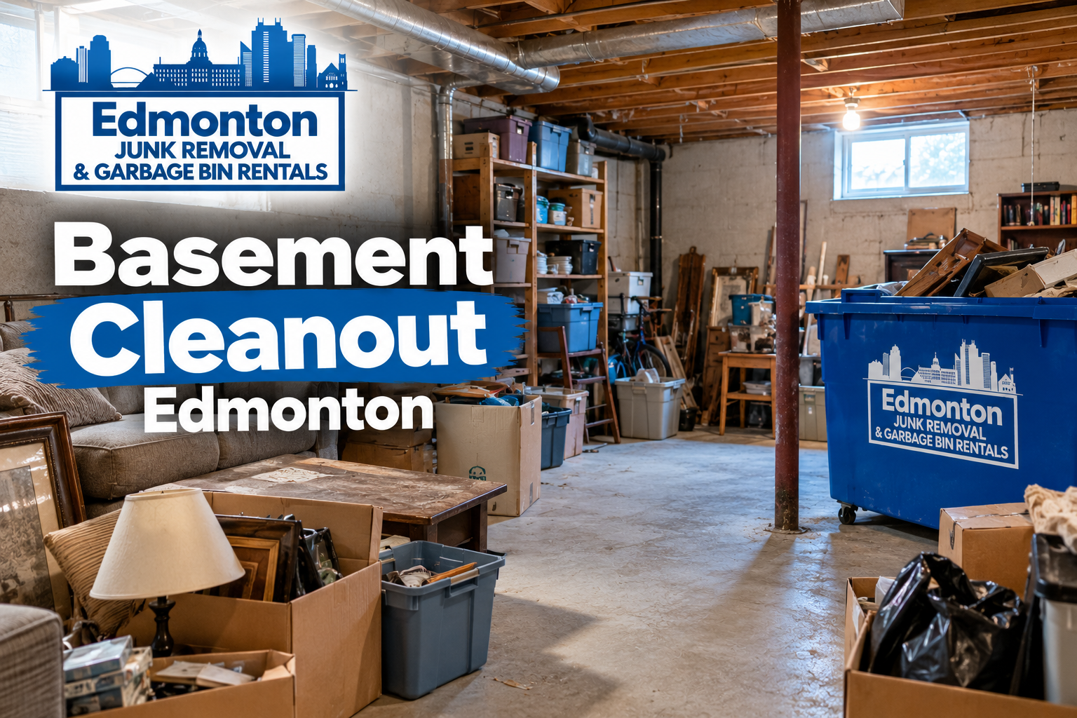 Basement Cleanout in Edmonton