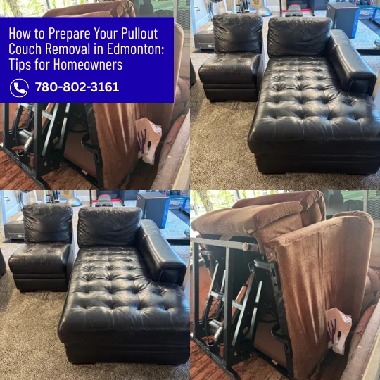 How to Prepare Your Pullout Couch Removal in Edmonton: Tips for Homeowners